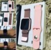 Relógio Smart Watch Feminino P70 + Duas Pulseiras Rose