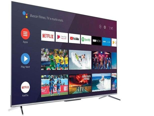 Smart TV 4K LED 75” TCL 75P715 Android - Wi-Fi Bluetooth 3 HDMI 2 USB - Imagem 5