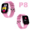 Smart Watch Relógio inteligente Pressão Sangue P8 Cor Rosa - Portexx