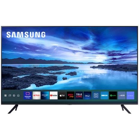 Samsung Smart 55" TV UHD 4K 55AU7700, Processador Crystal 4K, Tela sem limites, Visual Livre de Cabo - Imagem 2