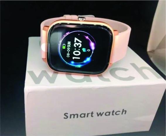Smart Watch Relógio inteligente Pressão Sangue P8 Cor Rosa - Portexx - Imagem 6