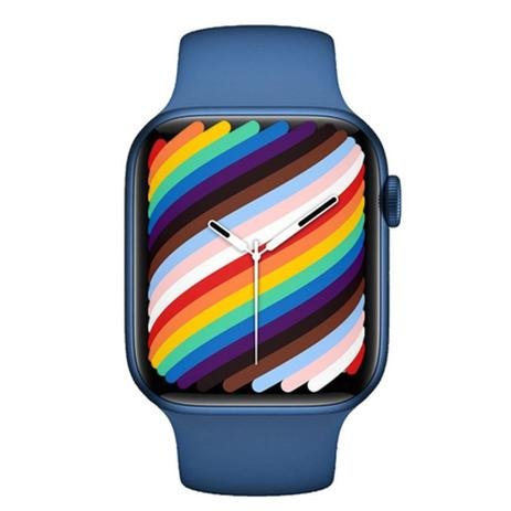 Relógio Smart Watch 7 Inteligente Lançamento 2021 azul - smartwatcch - IWO