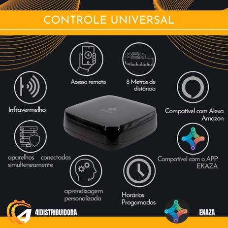 Smart Remoto Tv Lcd Led Comando Voz Google Home - EKAZA - Imagem 5