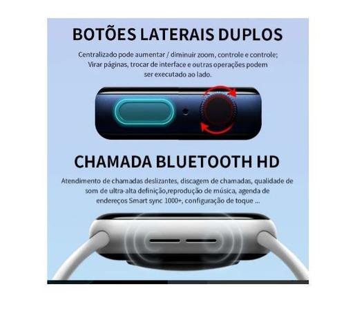 Relógio Inteligente Smart Watch HW19 Tela Inifinita Tecnologia NFC - Imagem 10