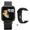 Relógio Smart Watch P80 C/ Duas Pulseiras Batimento Cardíaco DA FIT Preto - FkvHelogios