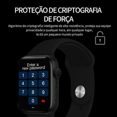 Relogio Inteligente Smartwatch HW19 44mm C/2 Pulseiras Android iOS Bluetooth - Wearfit Watch - Imagem 10