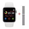 Relógio Inteligente Bluetooth Smart Watch T5 Android E Ios Branco- 2 PULSEIRAS