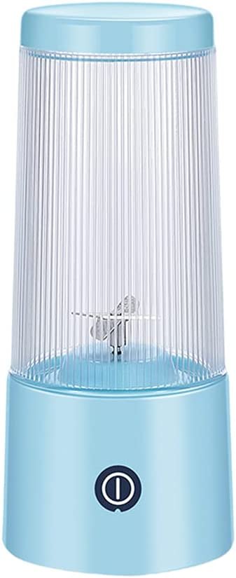 MERIGLARE Mini liquidificador elétrico Fruit Blender doméstico pessoal USB baterias recarregáveis USB Blender - Azul