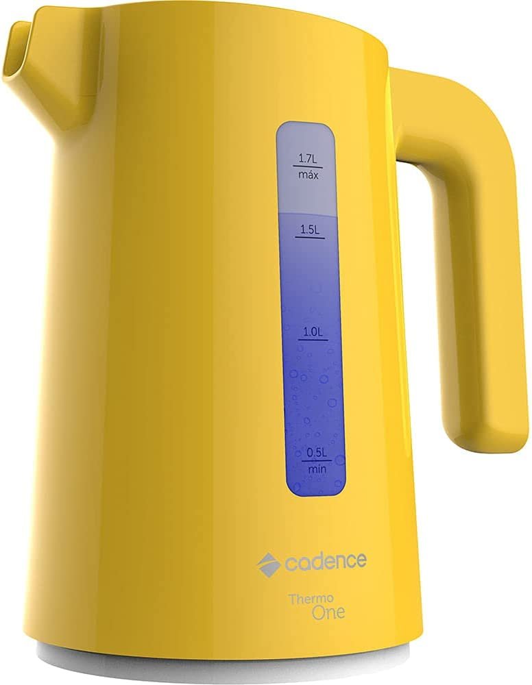 Kit Cadence Colors Amarelo - Liquidificador - Cafeteira - Chaleira - 220V - Imagem 4