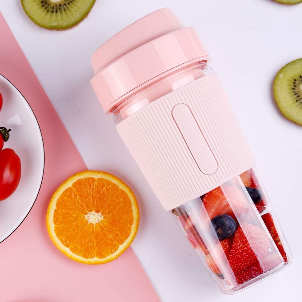 Moochy Liquidificador portátil Copo Juicer Mini Smoothies Maker Recarregável Liquidificador Tamanho Pessoal Liquidificador Copo de Viagem de Proteção de Segurança - Imagem 6