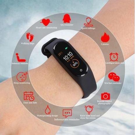 Relogio inteligente tomate mtr-24 smart watch android ios - Imagem 6