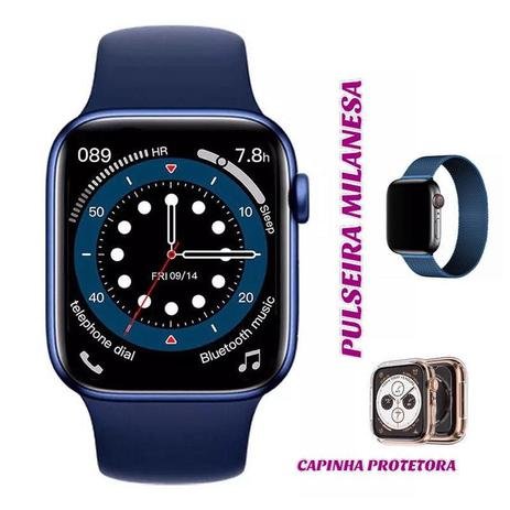 Relógio Smart Watch Ivo13 - 44mm Série 6 - Gps - Ios Android - W56