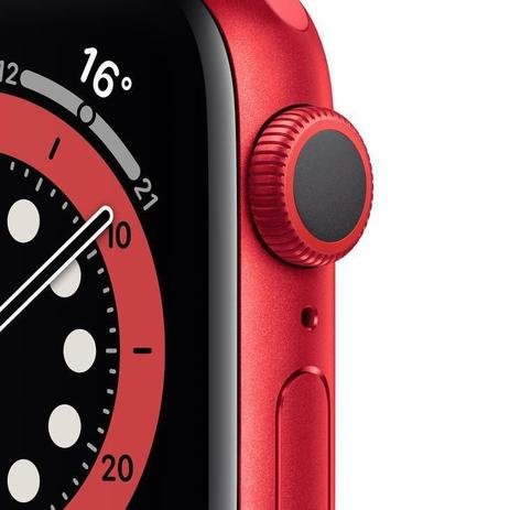 Apple Watch Series 6 GPS, 40 mm, Alumínio (PRODUCT)RED, Pulseira Esportiva (PRODUCT)RED - M00A3BE/A - Imagem 4