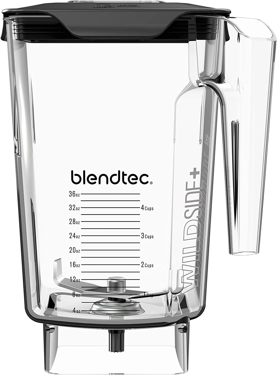 Blendtec WildSide (2,65 g de volume/1,02 l de enchimento úmido/seco) - 5 lados - Tampa ventilada para liquidificador profissional - Sem BPA - 90 ml