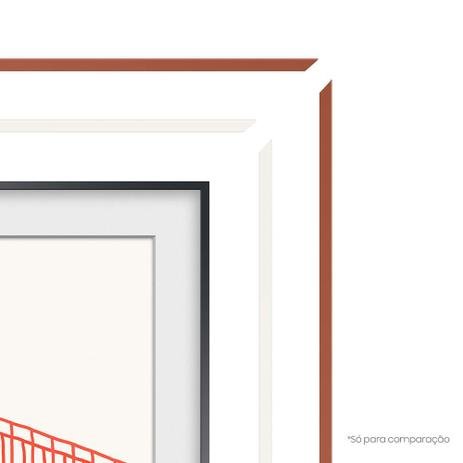 Moldura Samsung Para Smart TV 55" The Frame 2021 Terracota - Imagem 8