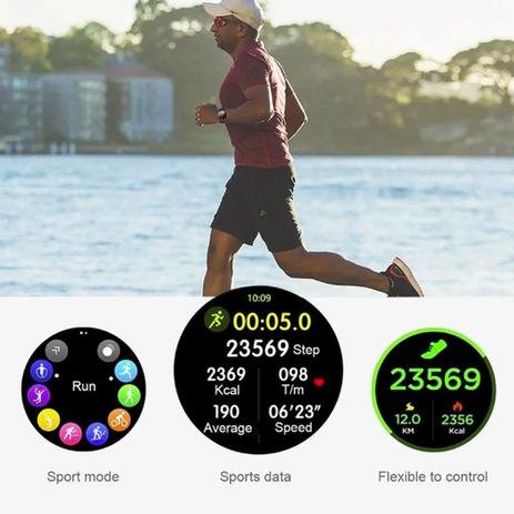Relógio Inteligente Smart Watch L11 Touch Screen Sport Android e iOS - MICROWEAR - Imagem 6