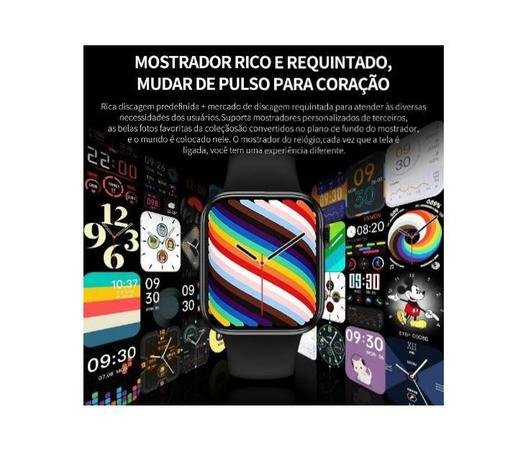 Relógio Inteligente Smart Watch HW19 Tela Inifinita Tecnologia NFC - Imagem 5