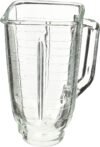 Frasco de substituição para liquidificador de 5 xícaras quadrado superior para Oster e Osterizer, Clear, 5 Cup, 1