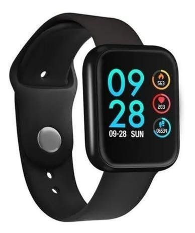Relógio Smart Watch P80 C/ Duas Pulseiras Batimento Cardíaco DA FIT Preto - FkvHelogios - Imagem 3