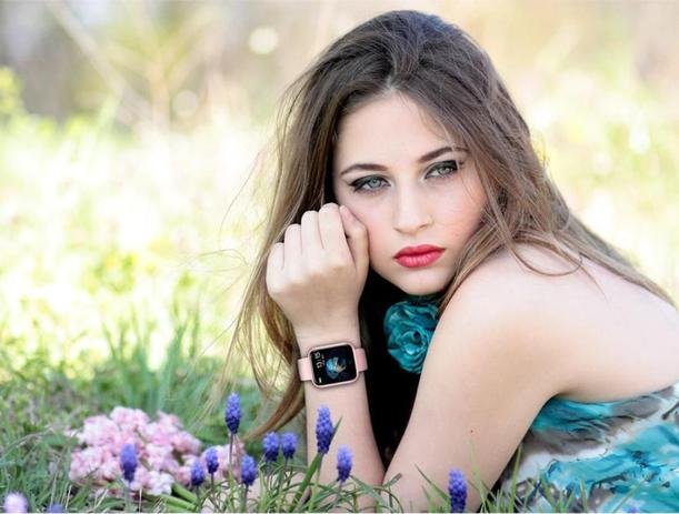 Relógio Smart Watch Esportivo T80s Bluetooth Android Ios Feminino Rosa 2 Pulseira Bracelete Original Nfe - Sport Bracelet - Imagem 5