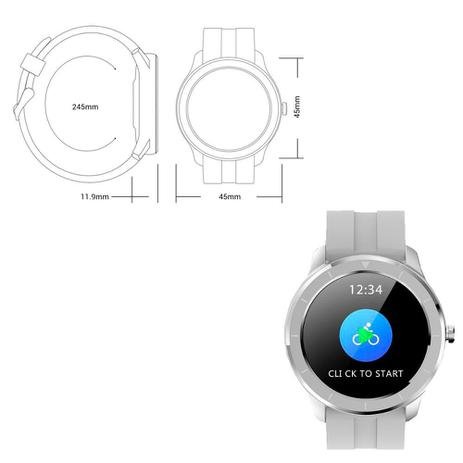 Relógio Smartwatch Touch Screen IBand Cinza - Smart Watch - Imagem 5