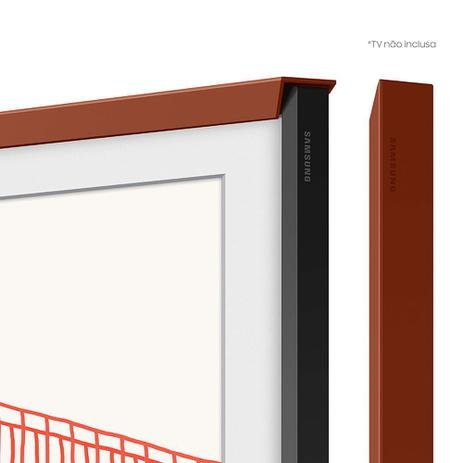 Moldura Samsung Para Smart TV 55" The Frame 2021 Terracota - Imagem 3