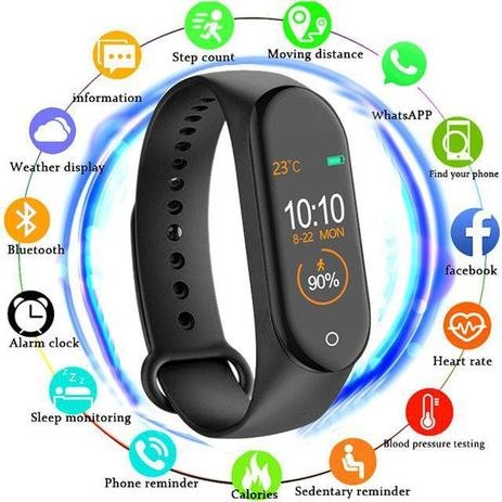 Relogio inteligente tomate mtr-50 smart watch android ios - Imagem 2