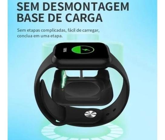 Relogio Inteligente Smartwatch HW19 C/2 Pulseiras Android iOS Masculino Feminino Lançamento Faz Ligaçao - Wearfit Watch - Imagem 7