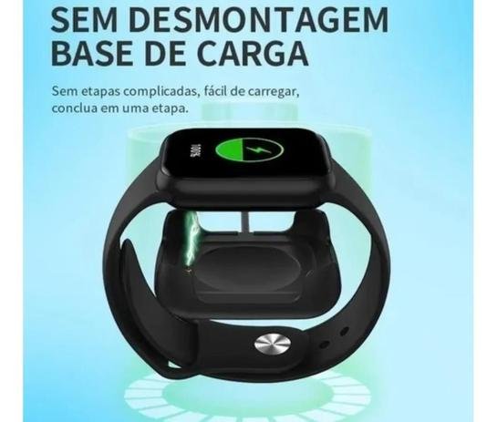 Relogio Inteligente Smartwatch HW19 44mm C/2 Pulseiras Android iOS Bluetooth - Wearfit Watch - Imagem 8