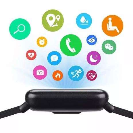 Smart Watch A6 Relógio Inteligente Monitor Esportes Fitness - Morgadosp - Imagem 3