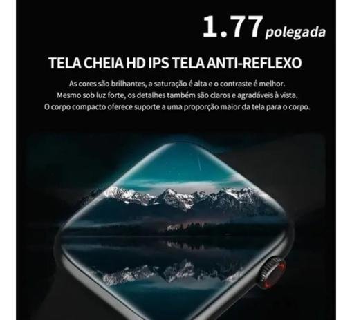 Relogio Inteligente Smartwatch HW19 44mm C/2 Pulseiras Android iOS Bluetooth - Wearfit Watch - Imagem 9