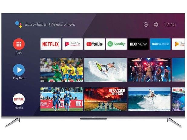 Smart TV 4K LED 75” TCL 75P715 Android - Wi-Fi Bluetooth 3 HDMI 2 USB - Imagem 4