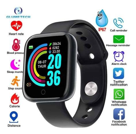 Relógio Smartwatch Inteligente Bluetooth D20 Notificações Ios e Android - Imagem 2