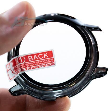 Capa Case com Película de Vidro 3D compatível com Samsung Galaxy Watch Active 2 44mm SM-R820 e SM-R825 - LTIMPORTS - Imagem 2