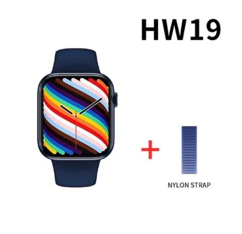 Relógio Inteligente Smart Watch HW19 Tela Inifinita Tecnologia NFC Interface Animada
