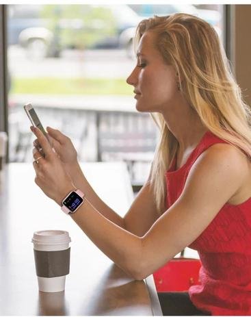 Relógio Smart Watch Esportivo T80s Bluetooth Android Ios Feminino Rosa 2 Pulseira Bracelete Original Nfe - Sport Bracelet - Imagem 4