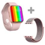 Smart watch ivo 13 série 6 com 52 faces tela 44mm lanç 2021 ios e android 3 puls - w56