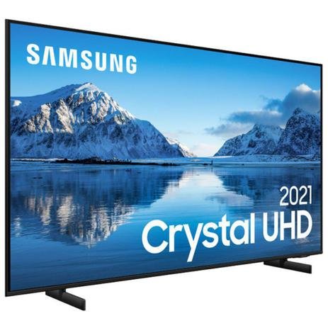 Samsung Smart TV 60" Crystal UHD 4K 60AU8000 Painel Dynamic Crystal Color Design Slim WI-FI Preto - Imagem 3