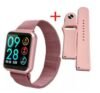 Relógio Smart Watch Feminino P70 + Duas Pulseiras -Rosa