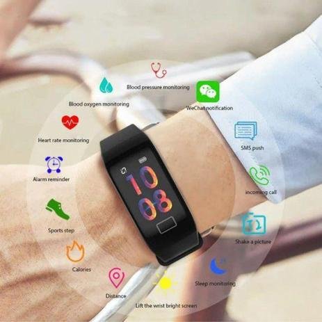 Relogio Inteligente Tomate Mtr-22 Smart Watch Android Ios - Imagem 2