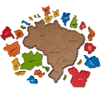 quebra cabeÇa mapa regiÕes do brasil